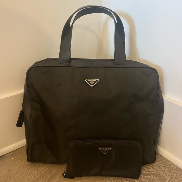 Prada Nylon Tote & Wallet - Picture 1 of 7
